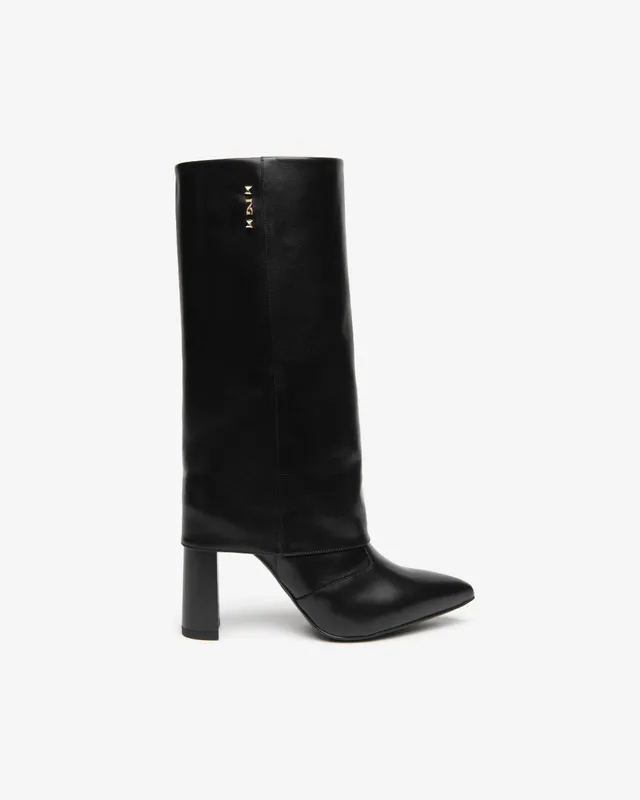 Nero Giardini Boots bottes cuir hautes talon 95 mm