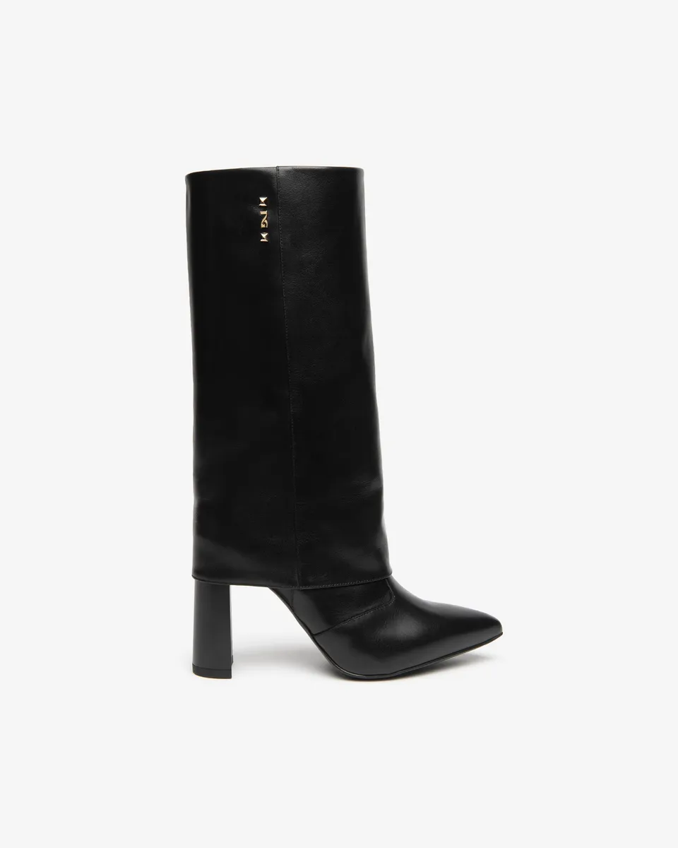 Nero Giardini Boots bottes cuir hautes talon 95 mm