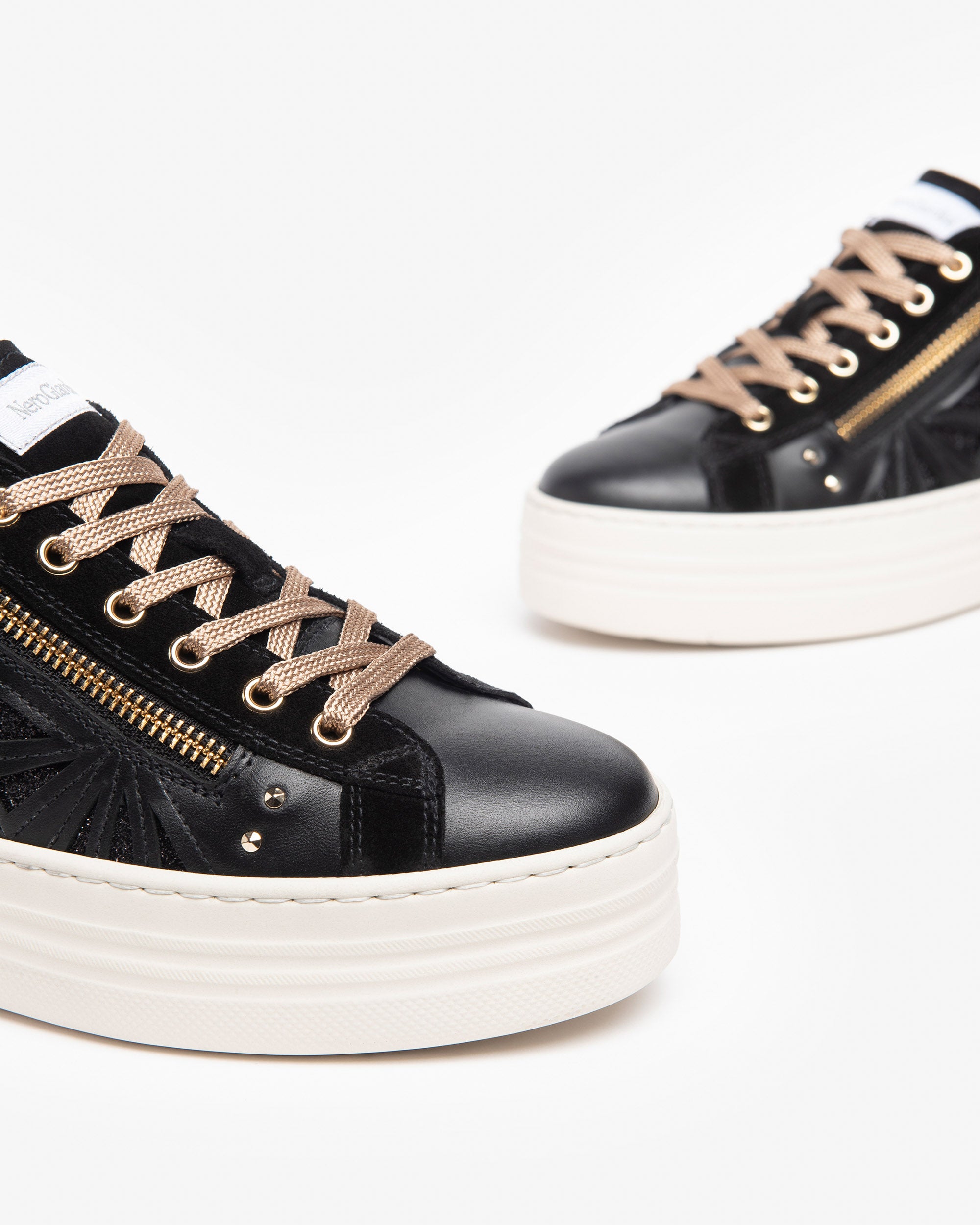 Nero Giardini Sneakers Cuir Daim Femme 38