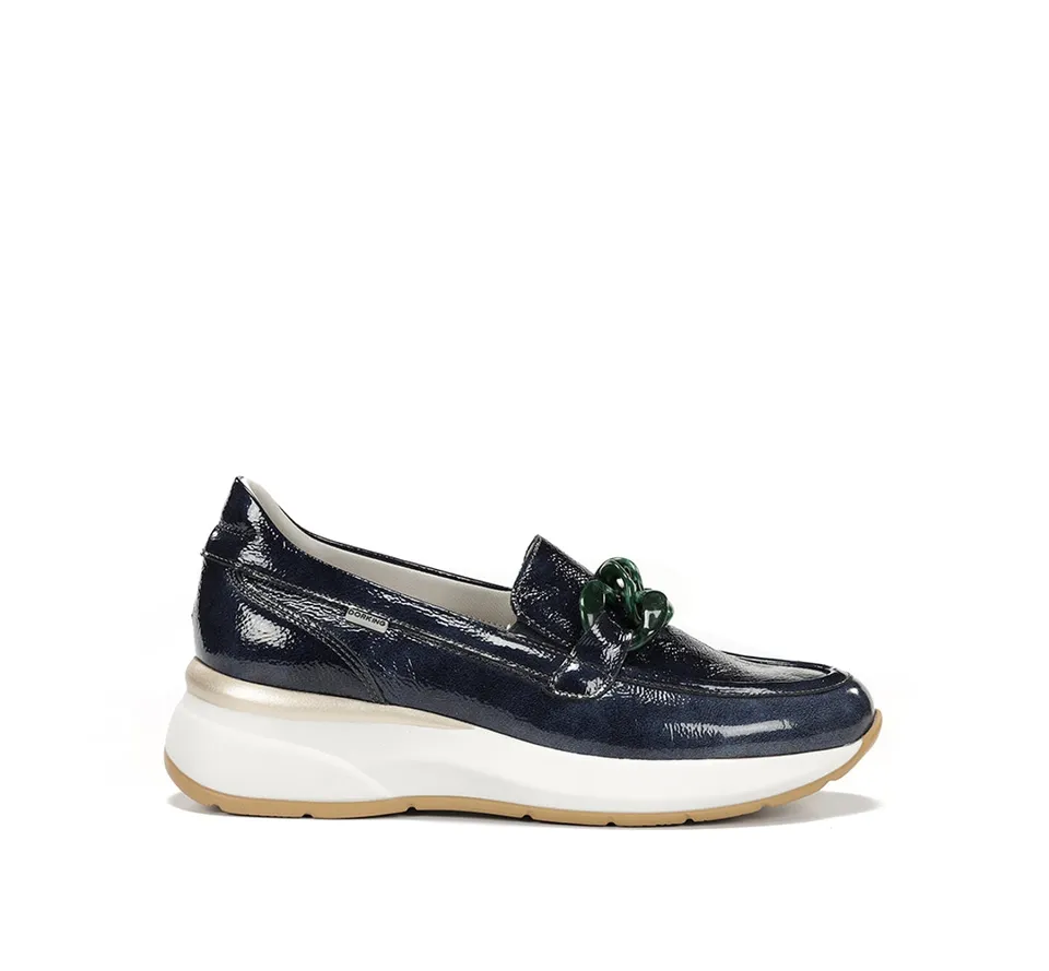 Fluchos Dorking Flix D9671 mocassin bleu femme