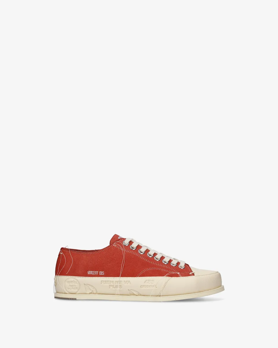 Premiata Vincent 015 baskets rouges suède 43