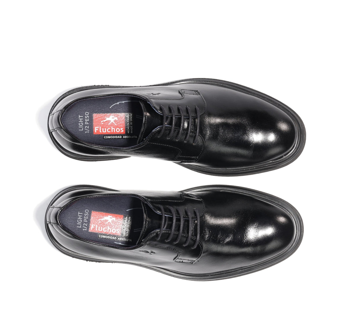 Fluchos Belgas F0631 chaussures homme noires cuir