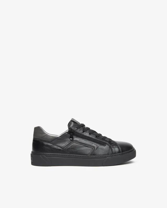 Nero Giardini Sneakers baskets homme cuir zip