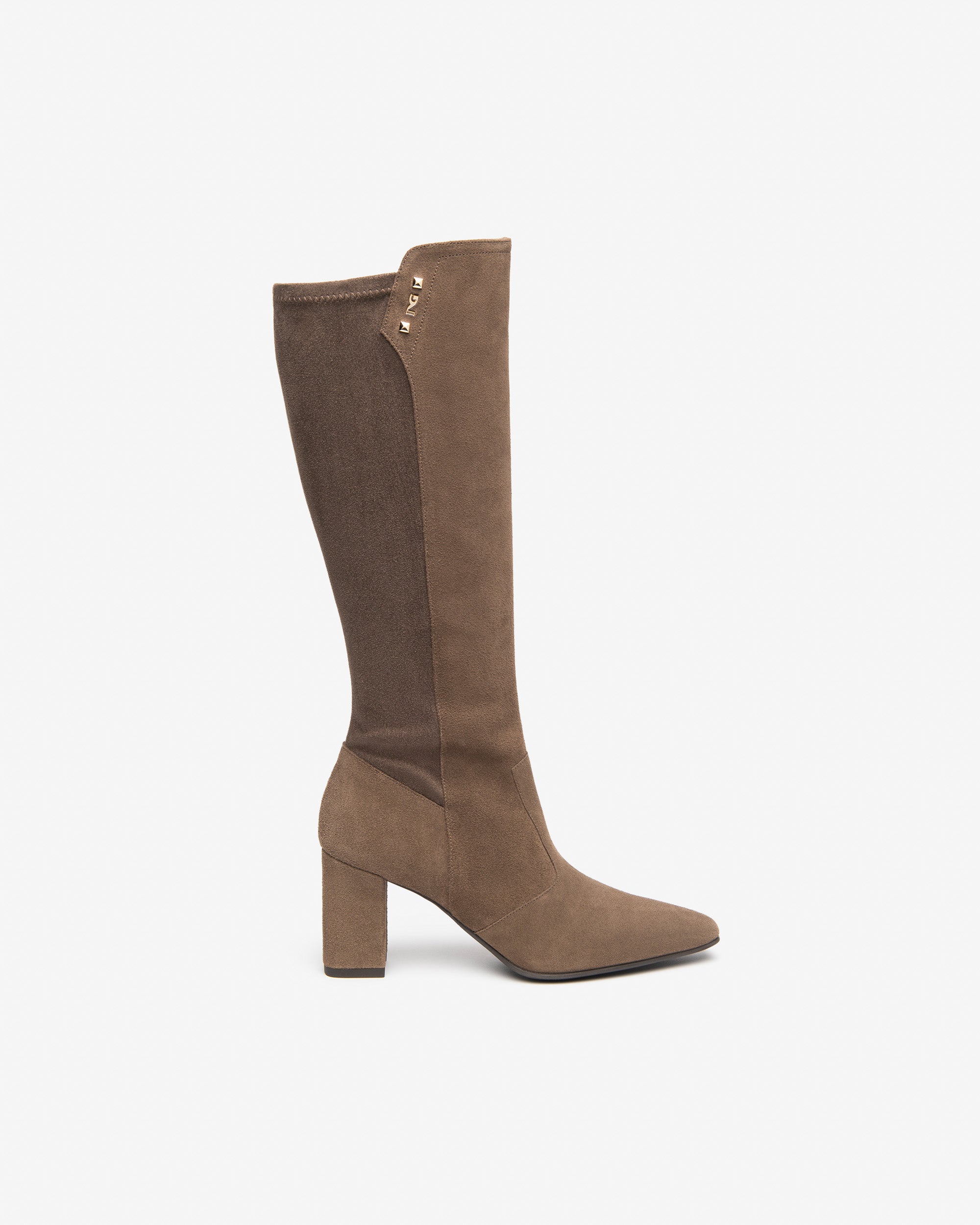 Nero Giardini Boots bottes daim femme zip talon 75 mm