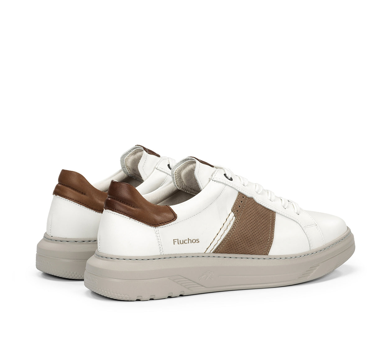Fluchos Boston F2043 baskets blanches homme confort léger