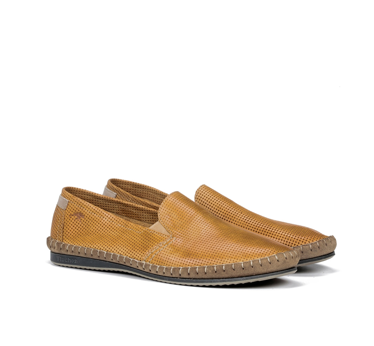 Fluchos Bahamas 8674 slip-on jaune homme sans lacets