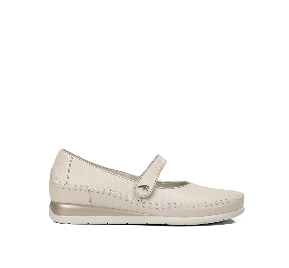 Fluchos Sella F2146 chaussures femme taupe compensée