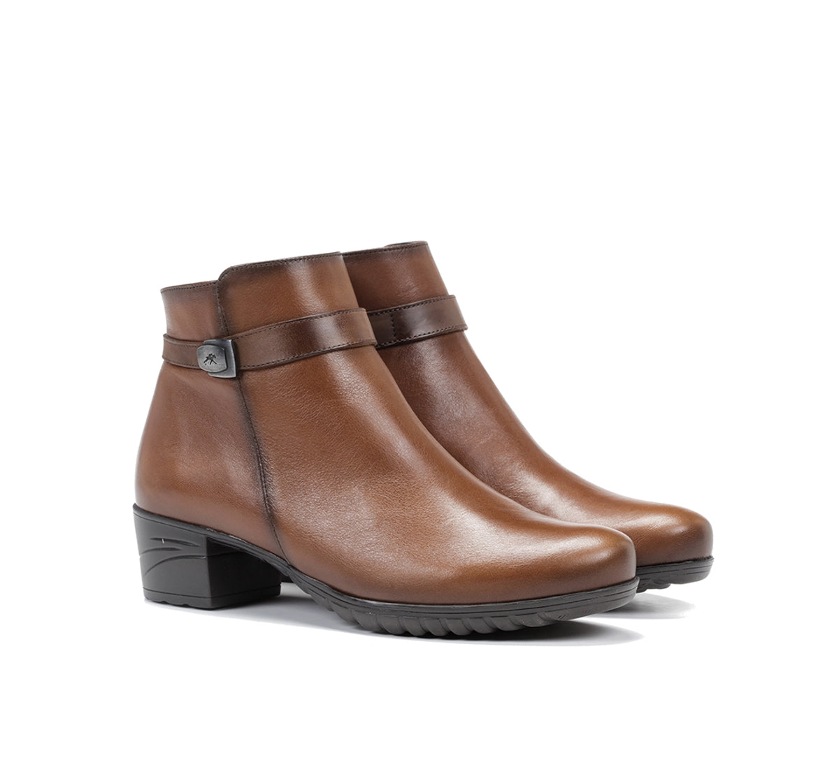 Fluchos Charis F0937 Bottines Femme Marron Talon