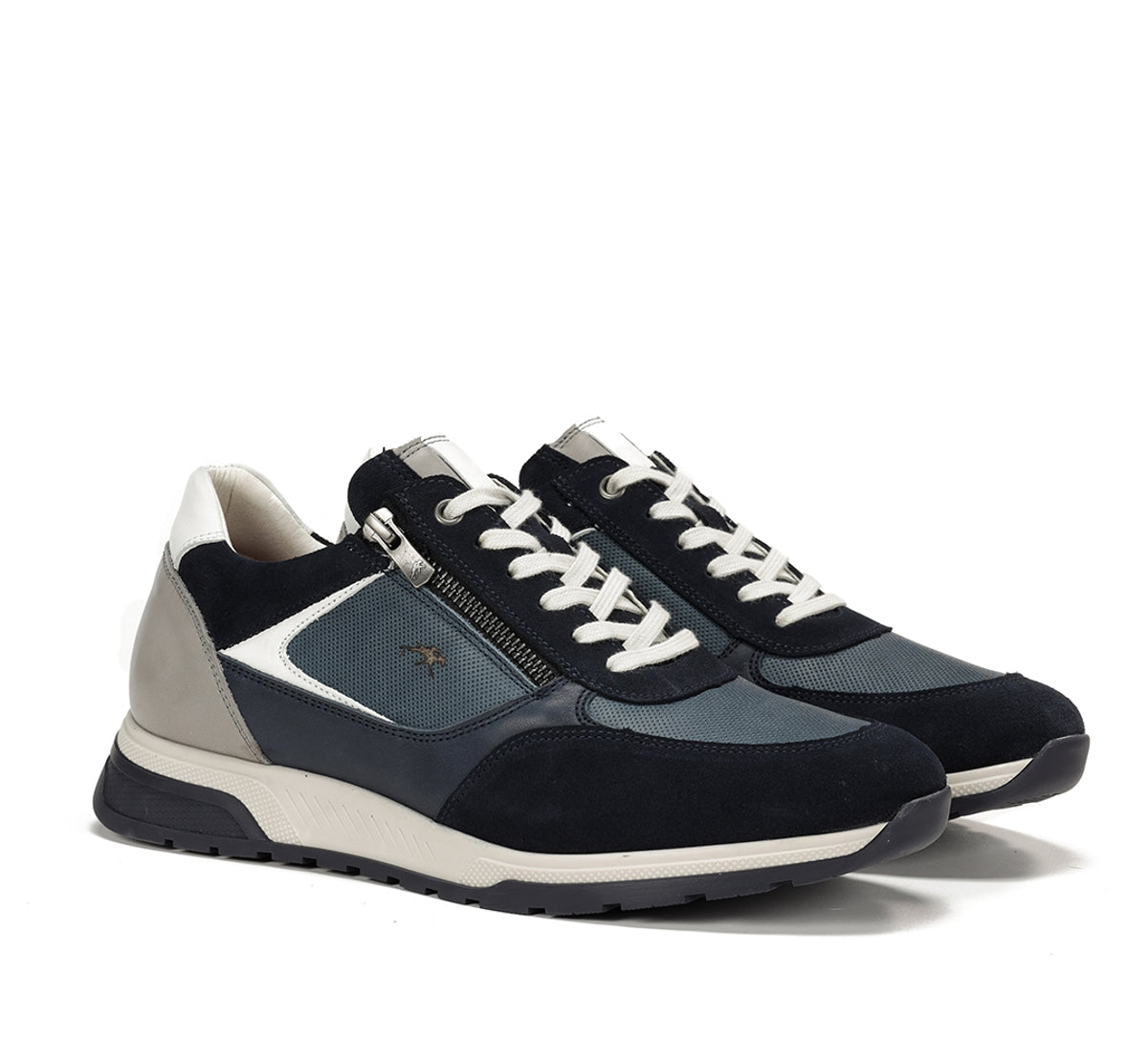 Fluchos Louis F1958 baskets bleu homme 42 cuir