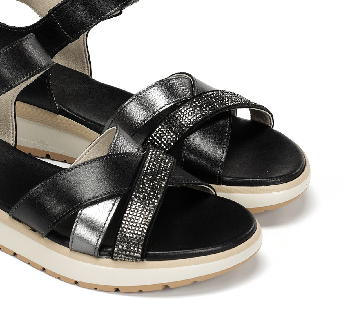 Fluchos Dorking Ter D9728 sandale femme noire confort