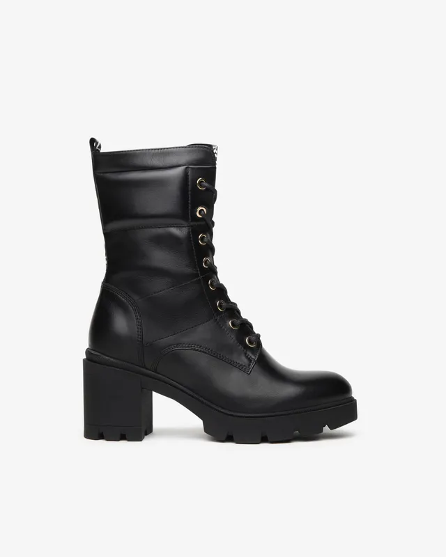 Nero Giardini Rangers Cuir Femme Lacets Talon 80 mm