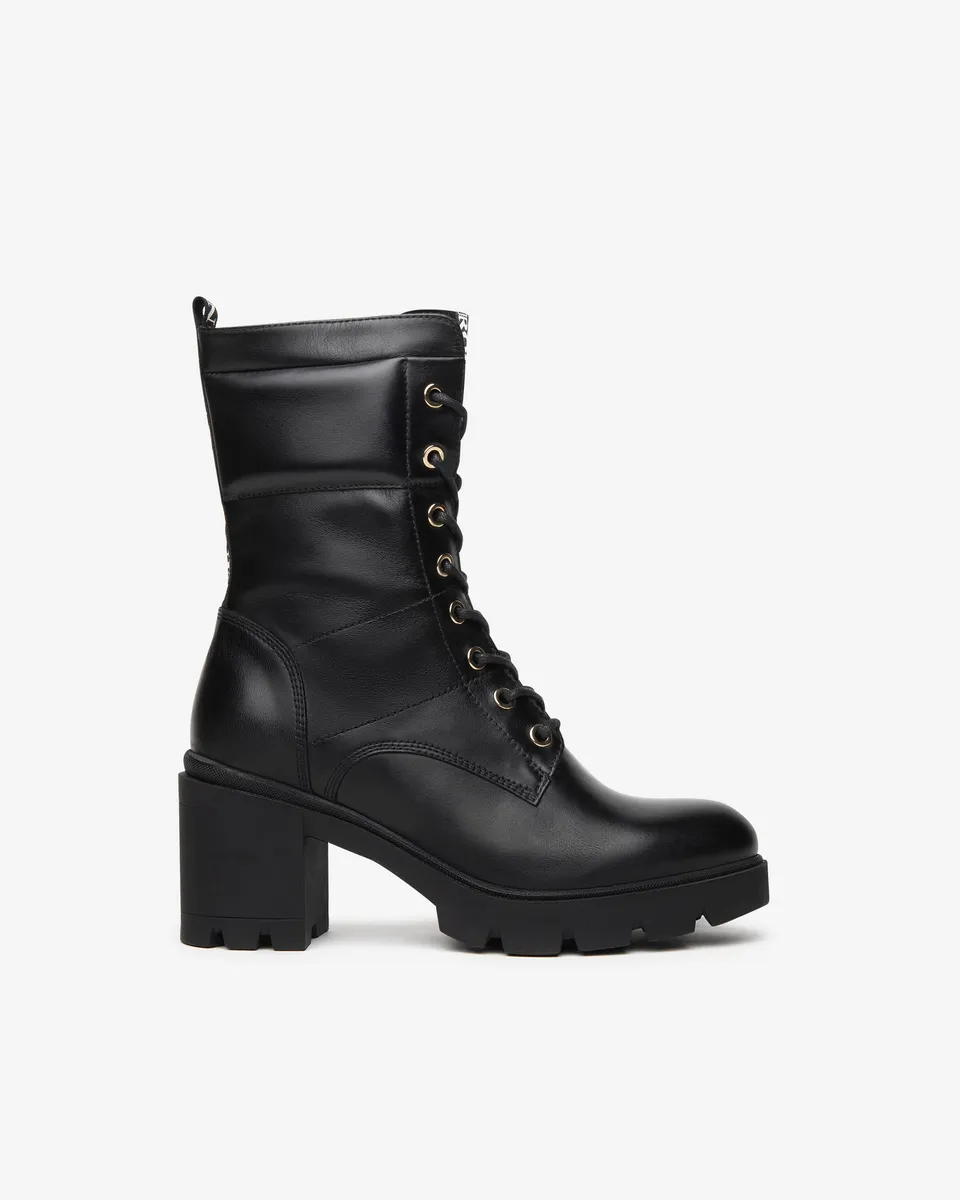 Nero Giardini Rangers Cuir Femme Lacets Talon 80 mm