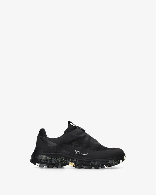 Premiata Sciliar 498 sneakers noires zip Vibram