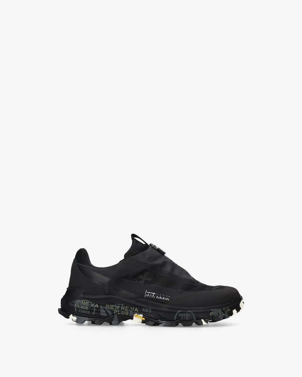 Premiata Sciliar 498 sneakers noires zip Vibram