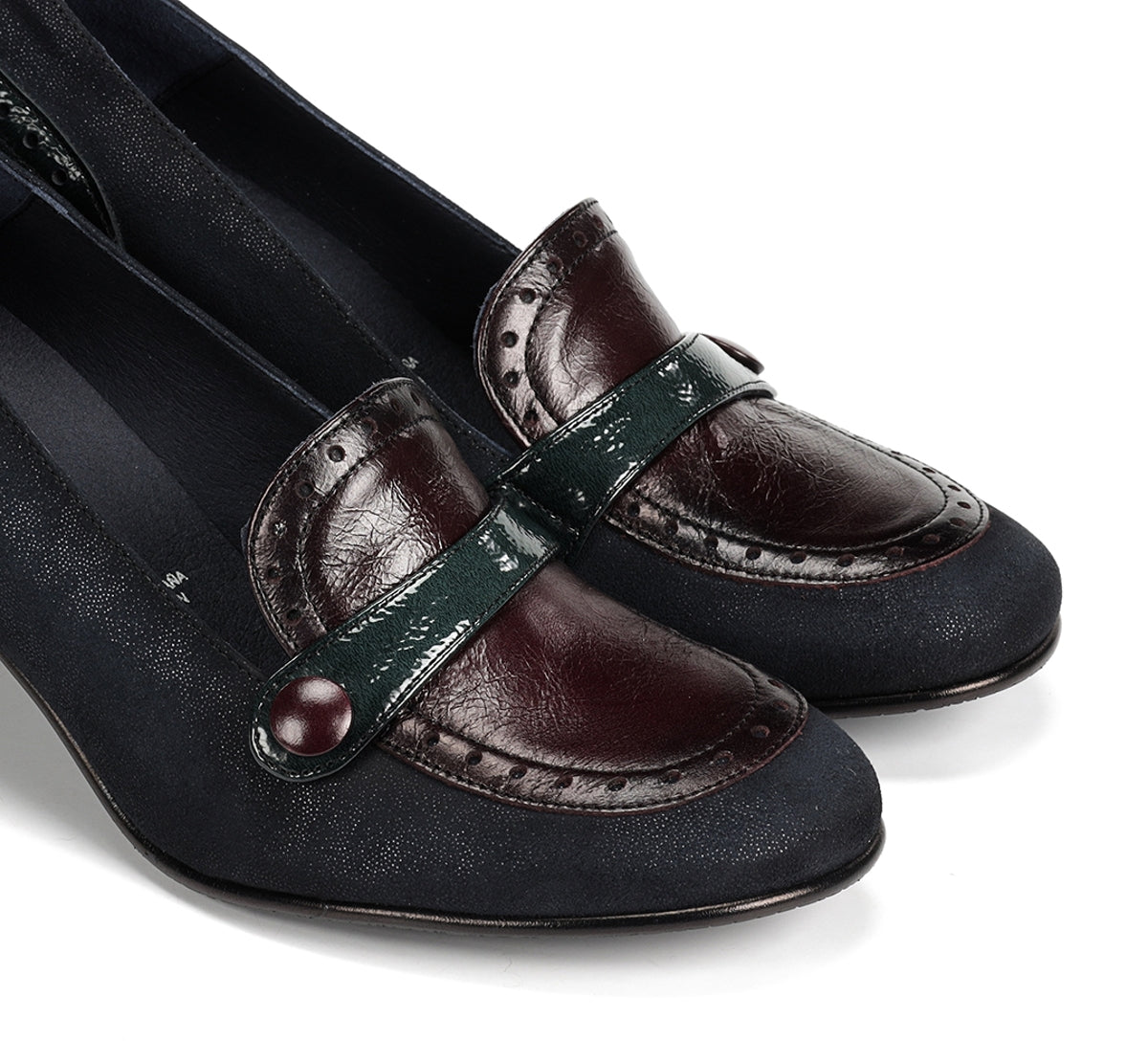 Dorking by Fluchos Dacy D9614 mocassin bleu talon