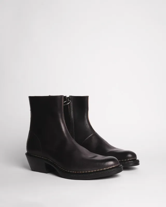 Premiata Boots 005 bottes cuir homme zip latéral