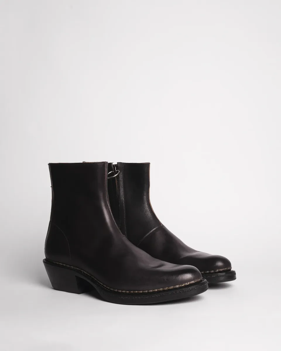 Premiata Boots 005 bottes cuir homme zip latéral