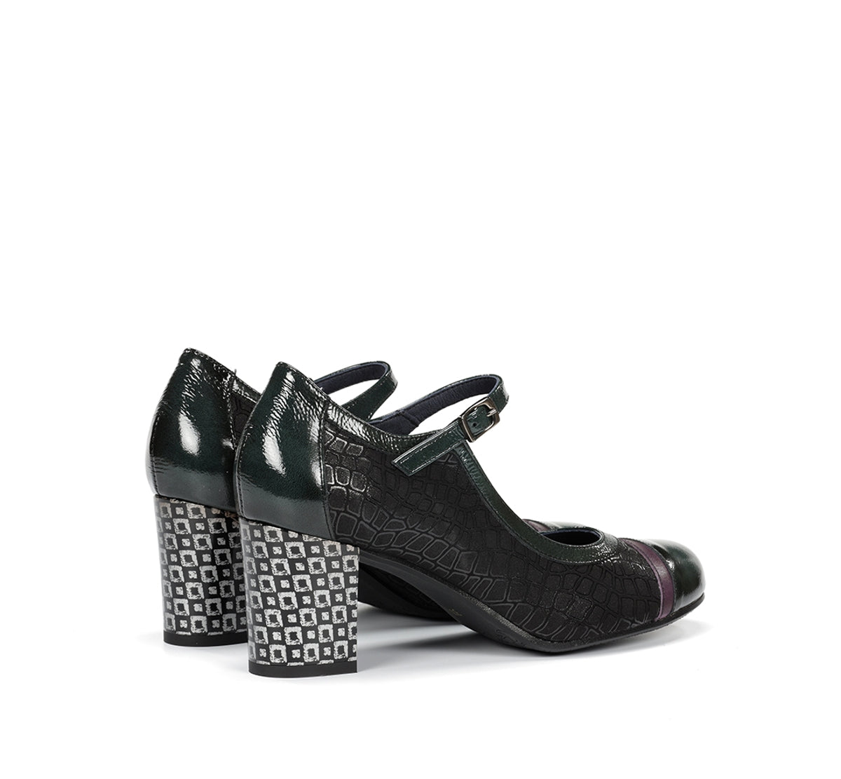 Dorking Rodin D8669 chaussures femme noir confort