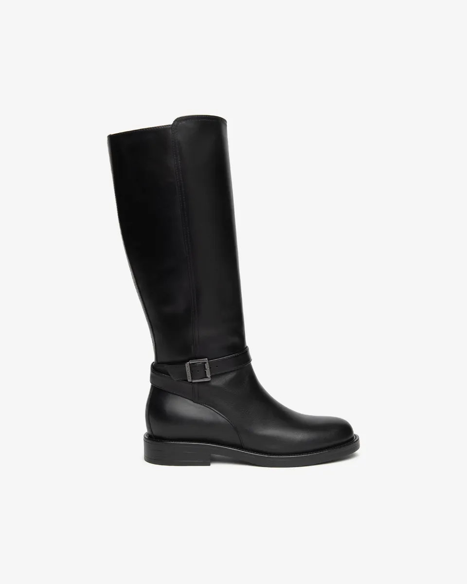 Nero Giardini Boots Bottes Cuir Femme Talon 3 cm