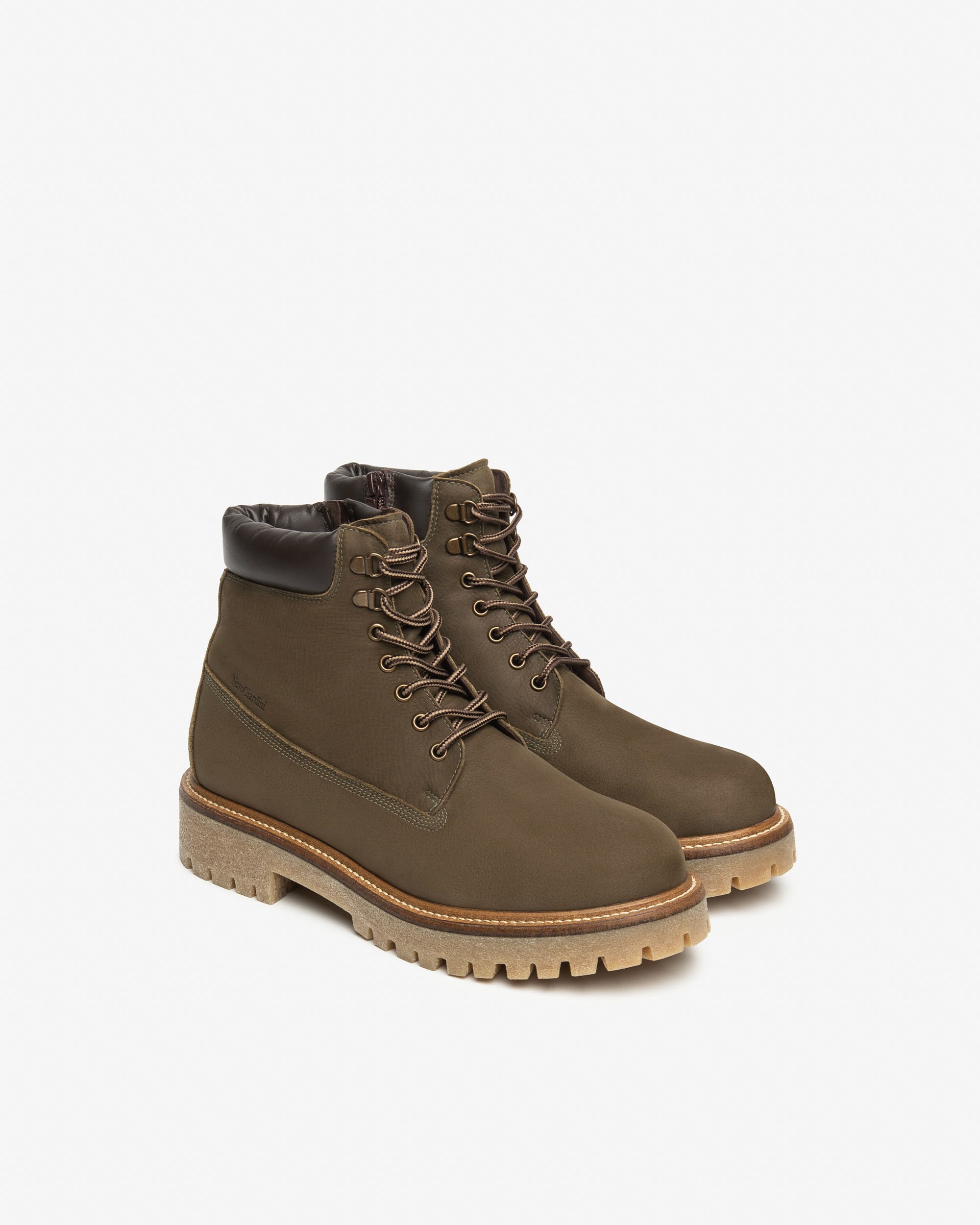 Nero Giardini Combat Boots bottines cuir homme confort