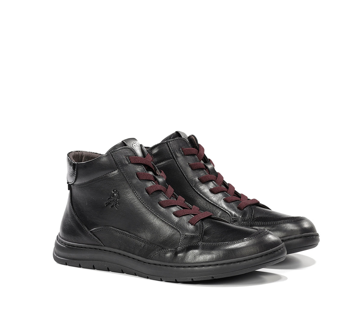 Fluchos Jungle F2553 Bottines Femme Noir Cuir