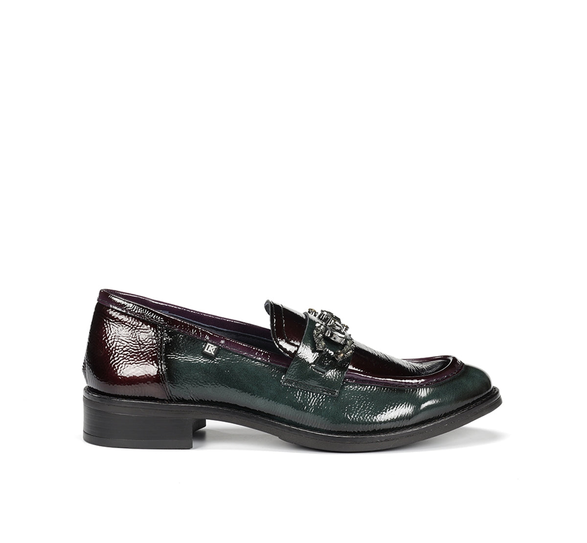 Dorking by Fluchos Harvard D9118 mocassin vert femme