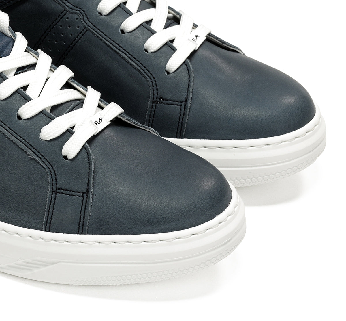 Fluchos Boston F1967 baskets bleues homme cuir