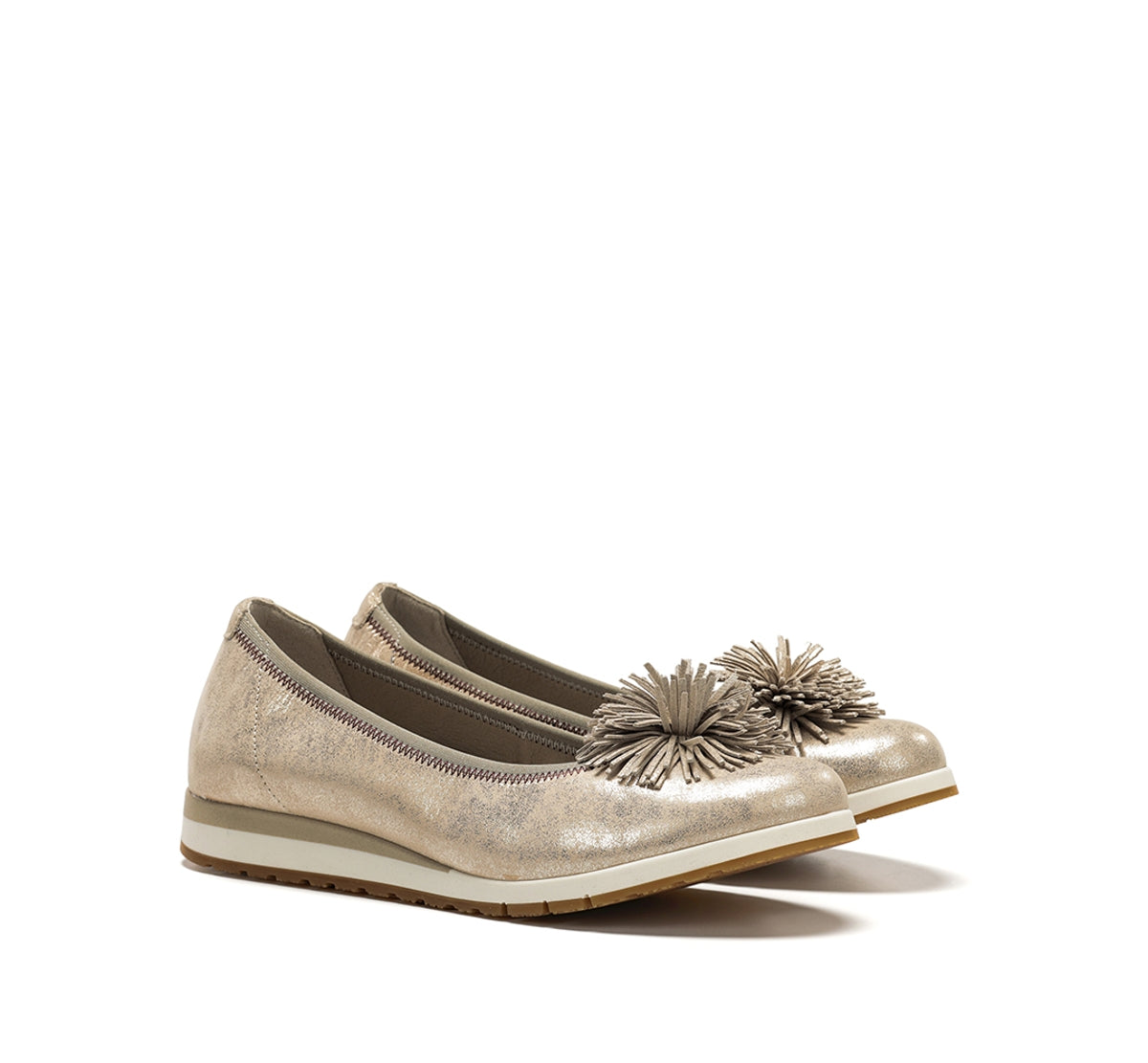 Dorking by Fluchos Swim D9714 chaussures femme doré