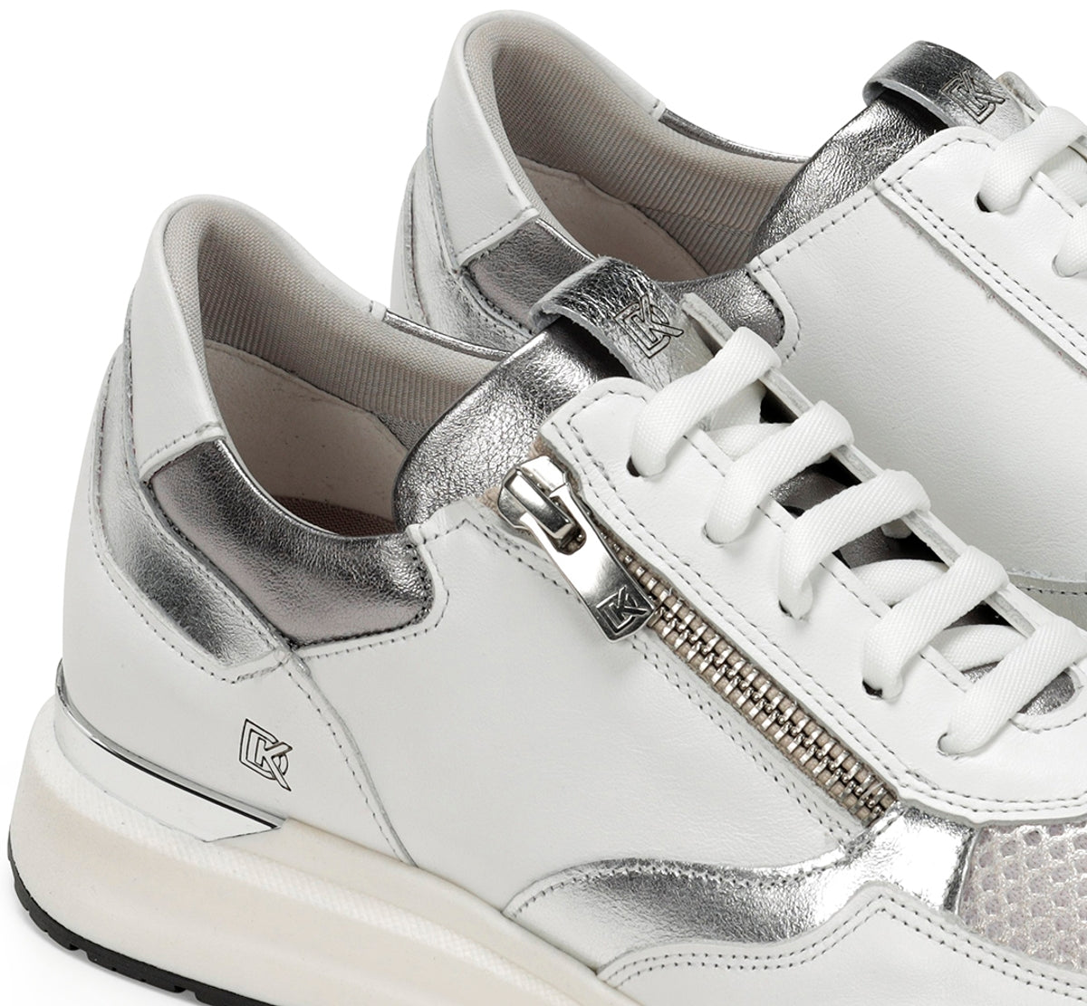 Dorking Serena D9051 basket femme blanche