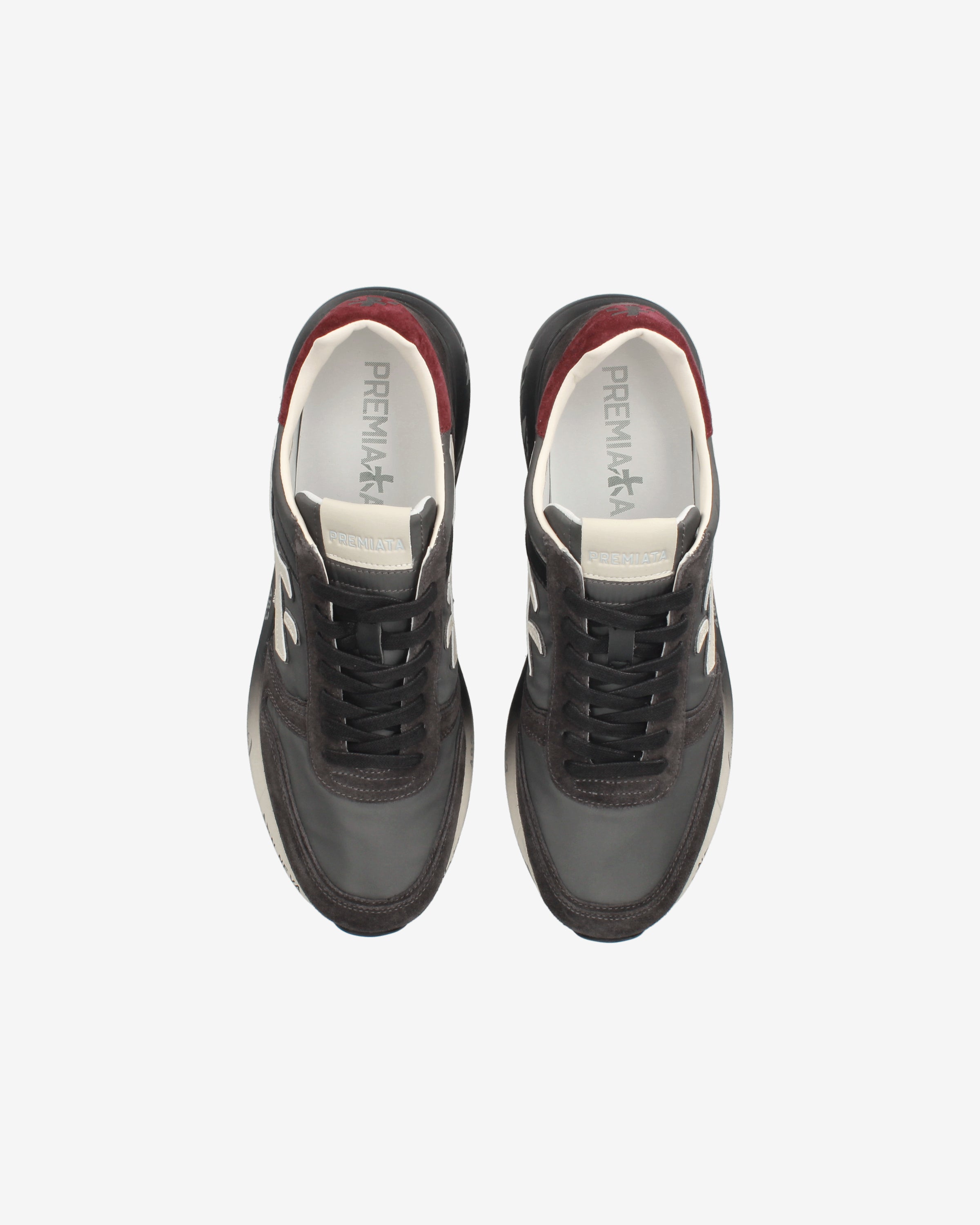 Premiata Mick 7719 baskets homme noir daim