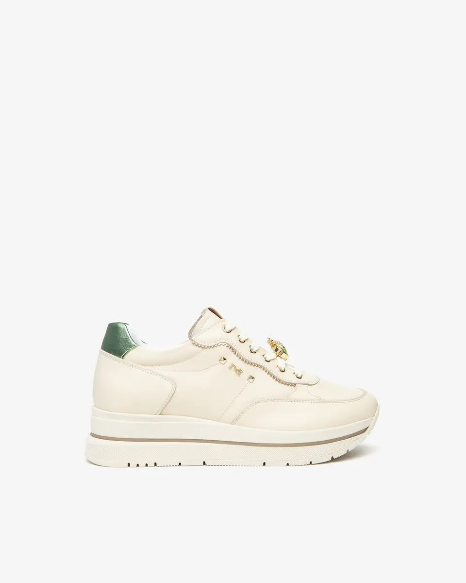 Nero Giardini Sneakers baskets femme cuir memory hiver