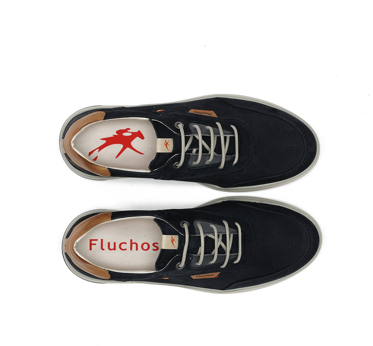 Fluchos Zapatos Jeff F2210 chaussures homme bleu cuir
