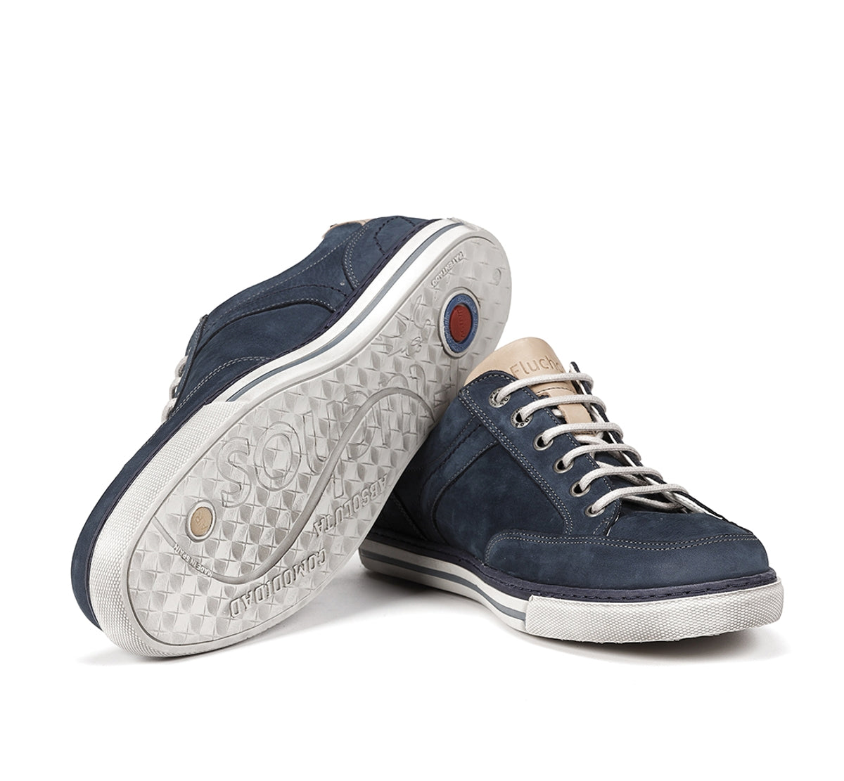 Fluchos Quebec 9376 baskets homme bleu été