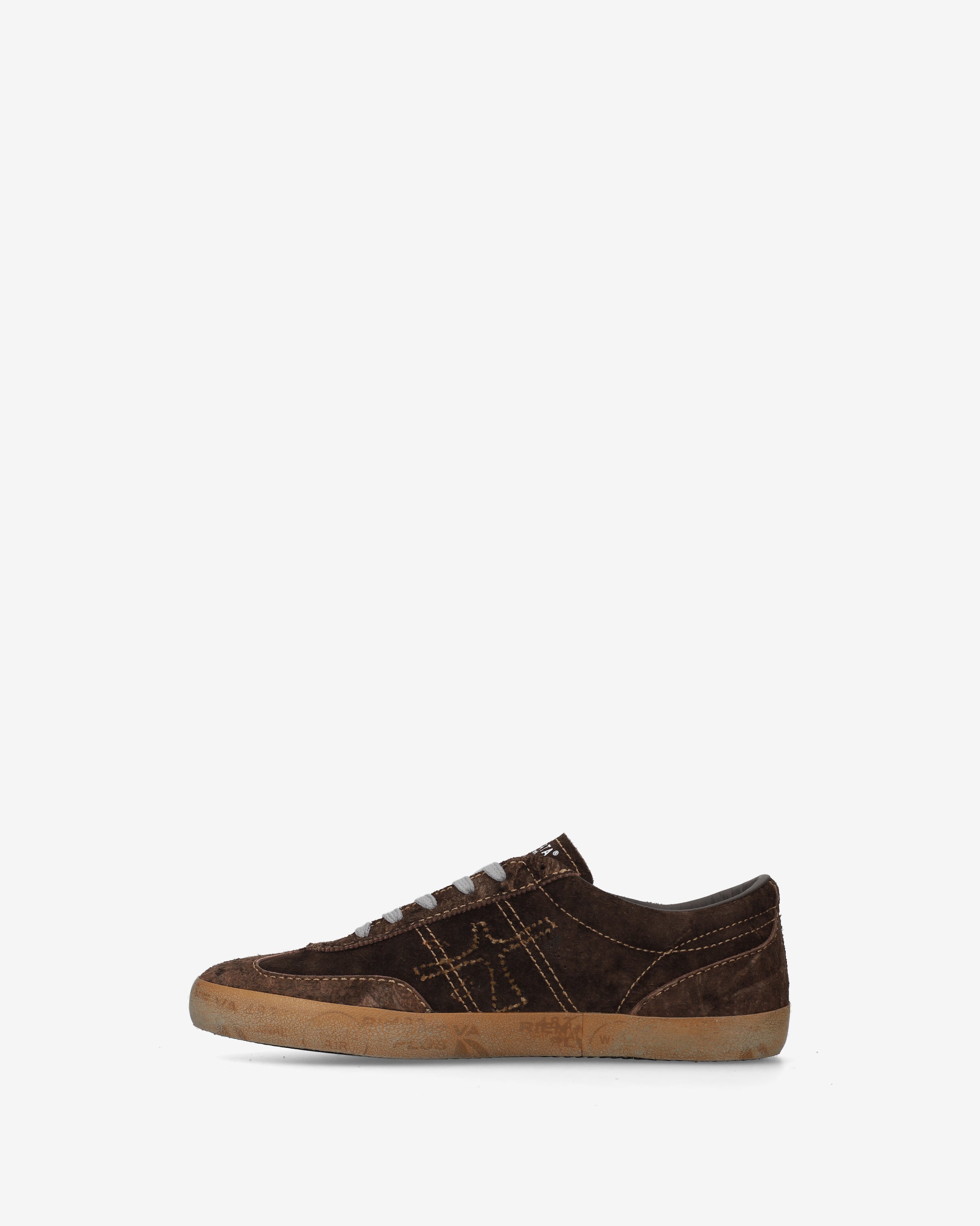 Premiata David 8601 sneakers homme marron foncé cuir