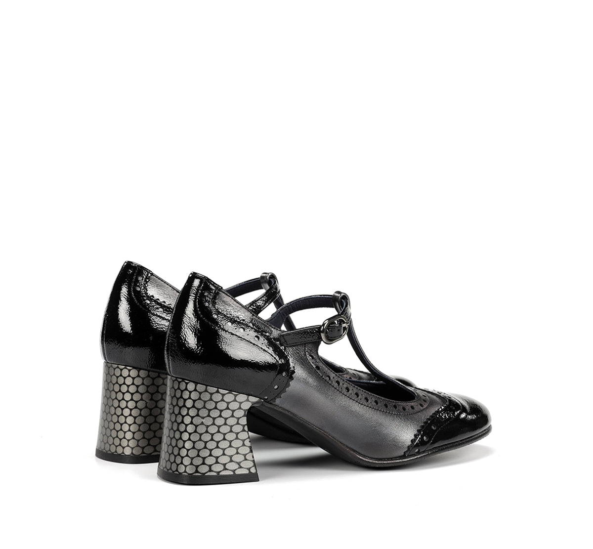 Dorking Dacy D9618 mocassin gris femme à talon
