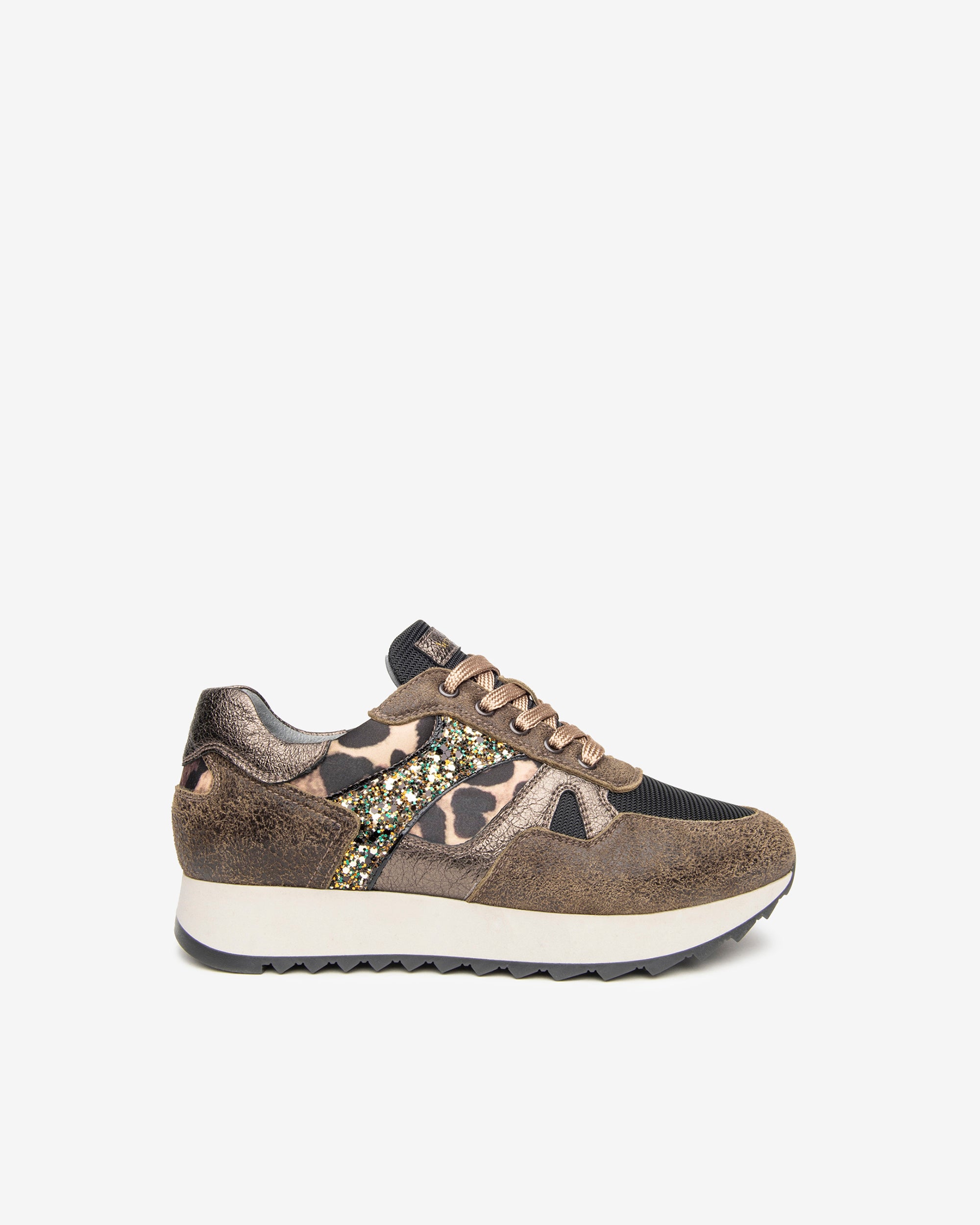 Nero Giardini Sneakers baskets femme daim imprimé animal