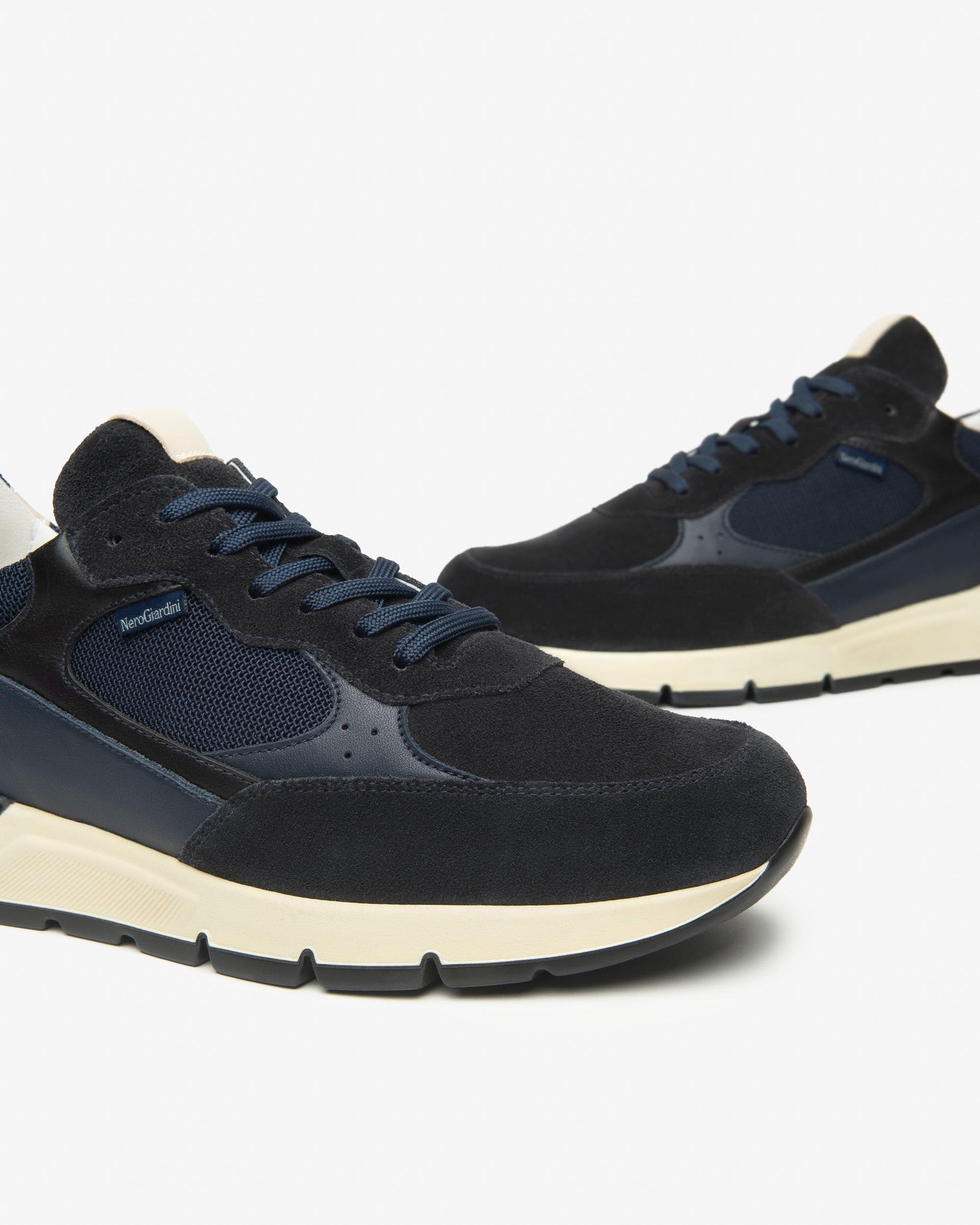 Nero Giardini Sneakers baskets homme cuir daim 42