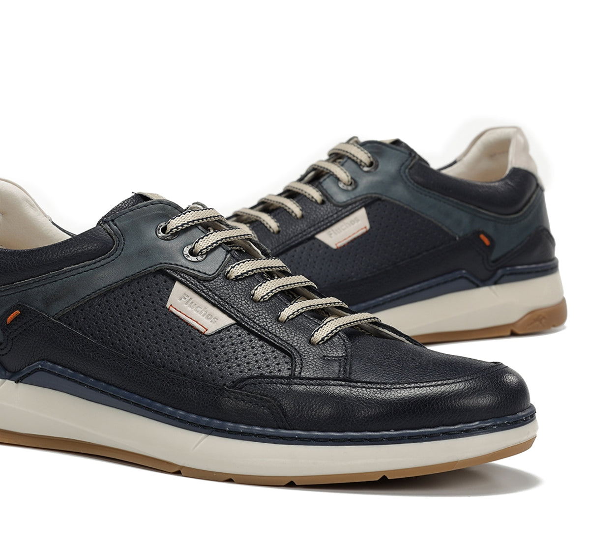 Fluchos Jeff F2357 baskets homme bleu confort