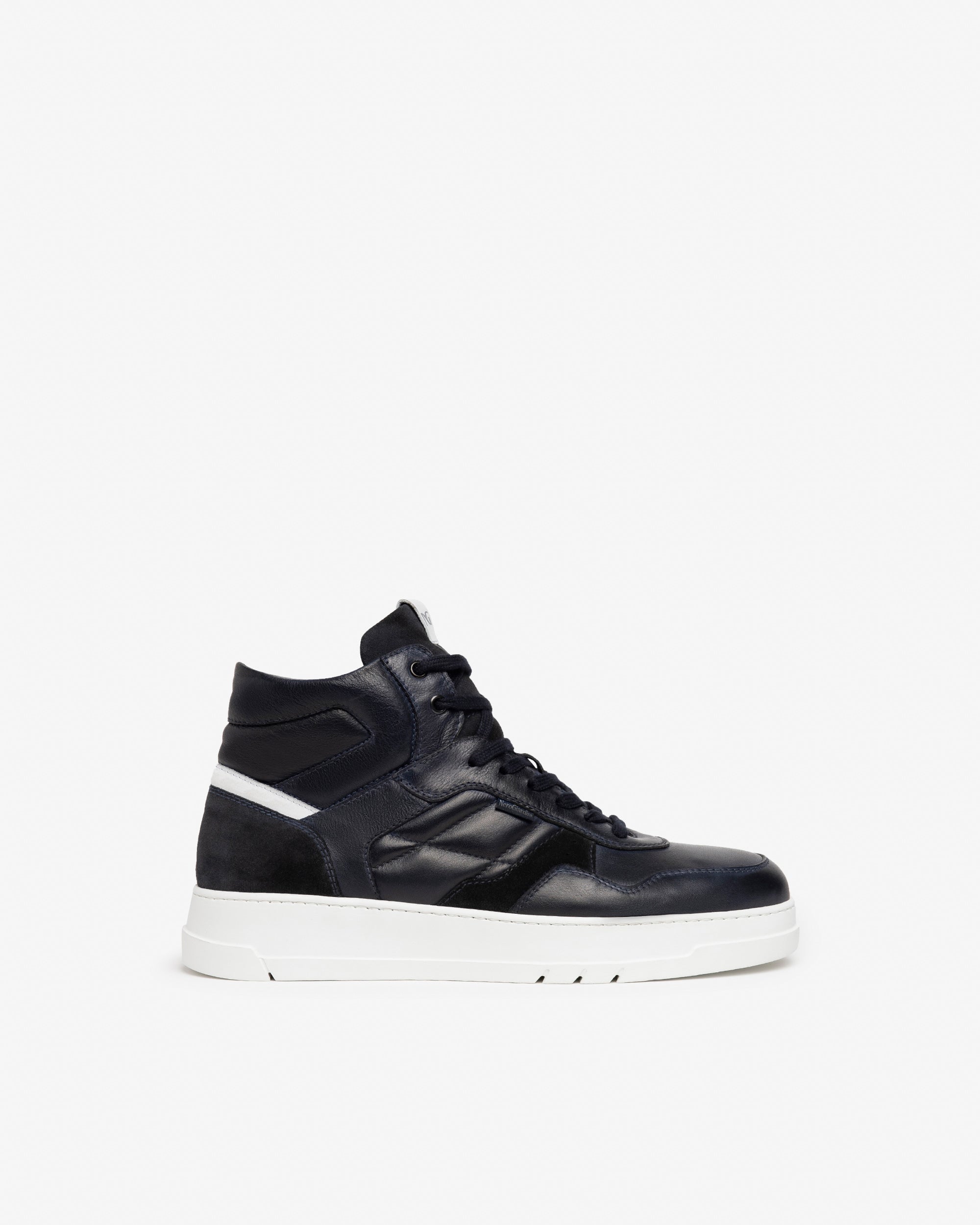 Nero Giardini Sneakers baskets montantes cuir et daim homme