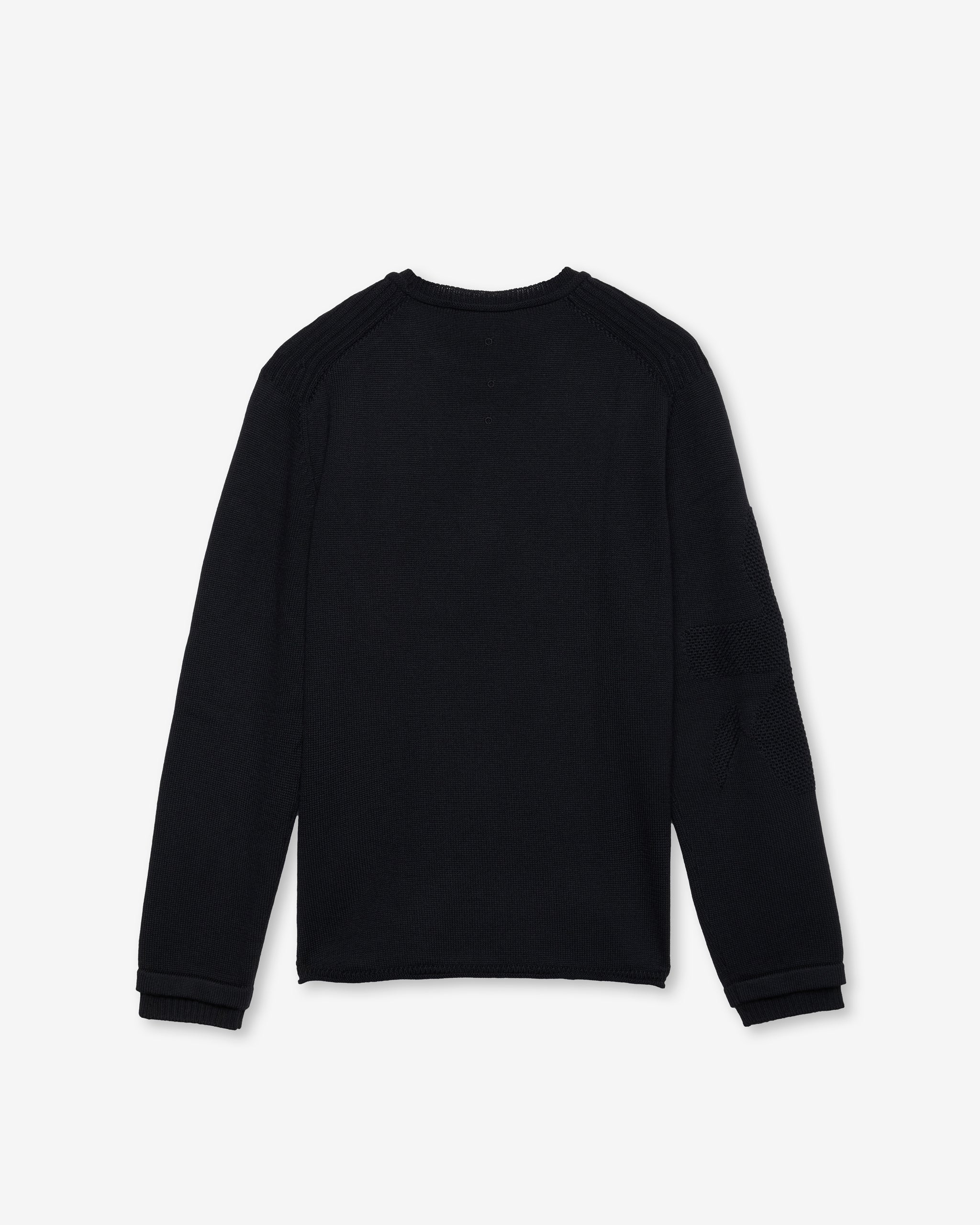 Premiata pull col rond noir homme tricot