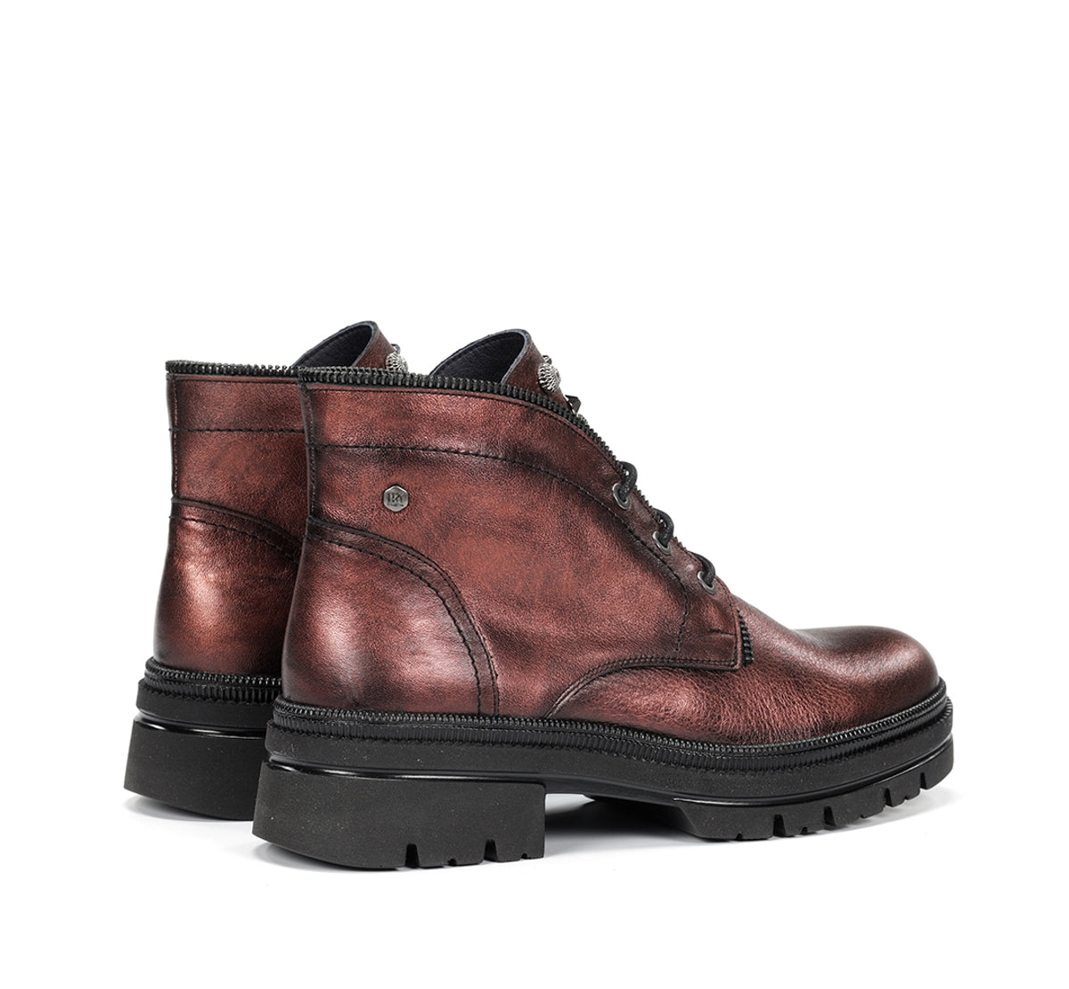 Dorking Cosmo D9390 bottine femme rouge cuir track