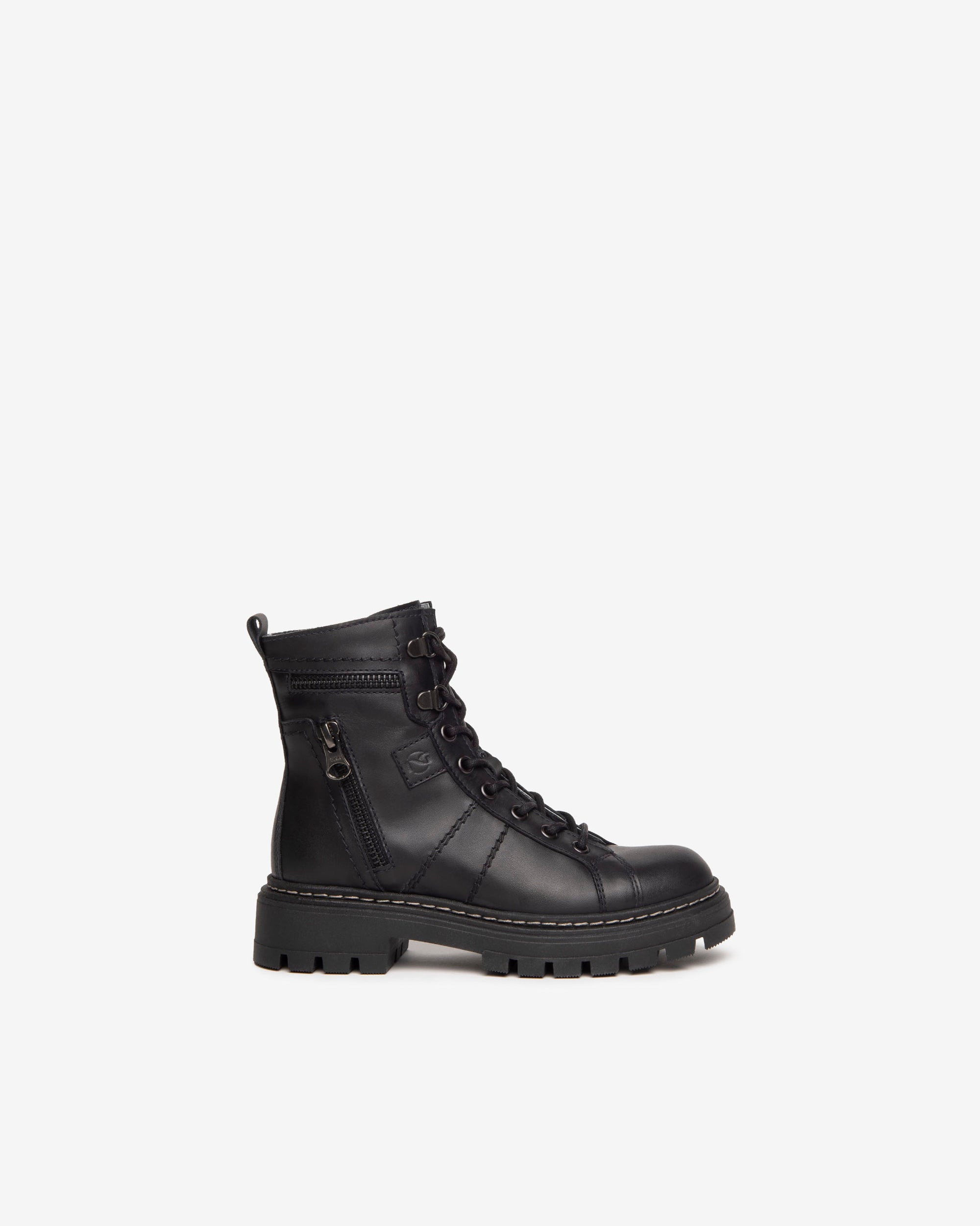 Nero Giardini Combat Boots Bottines Cuir Fille Lacets