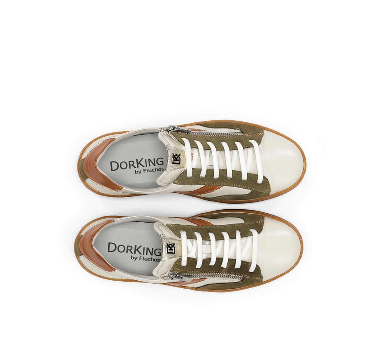 Dorking Lynn D9480 baskets femme vert confort