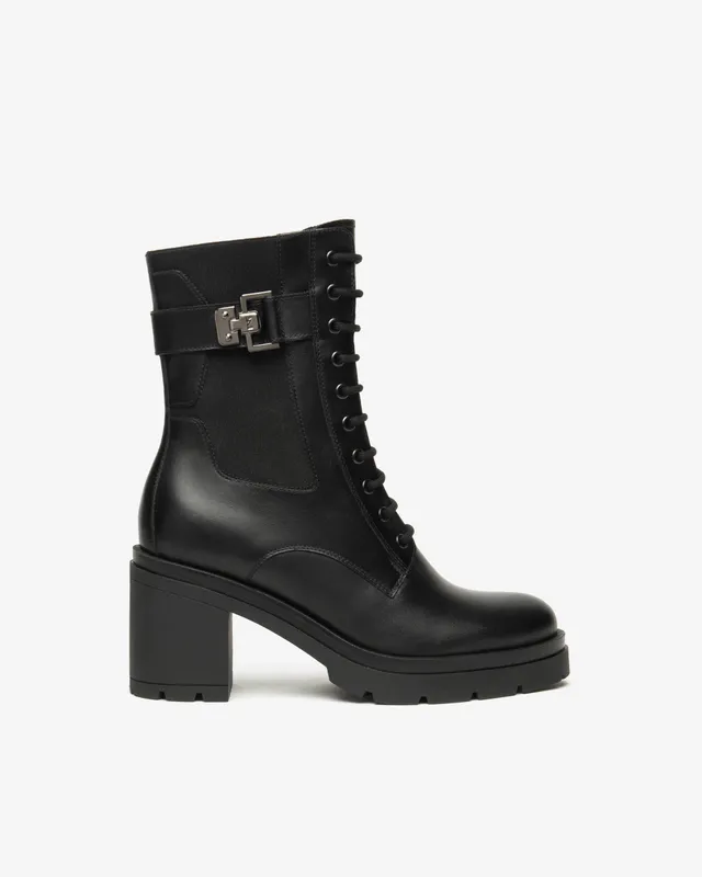 Nero Giardini combat boots cuir femme hiver