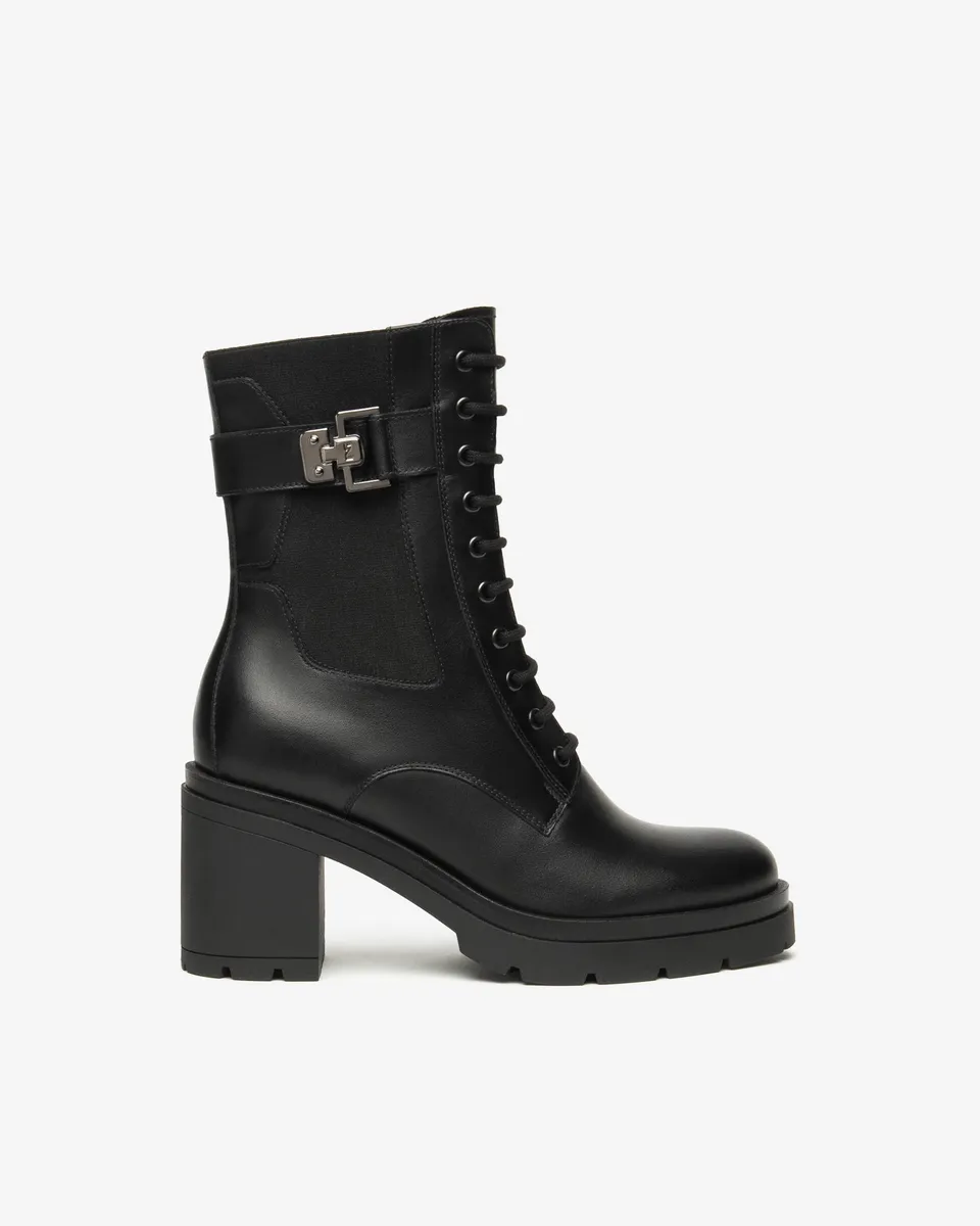 Nero Giardini combat boots cuir femme hiver