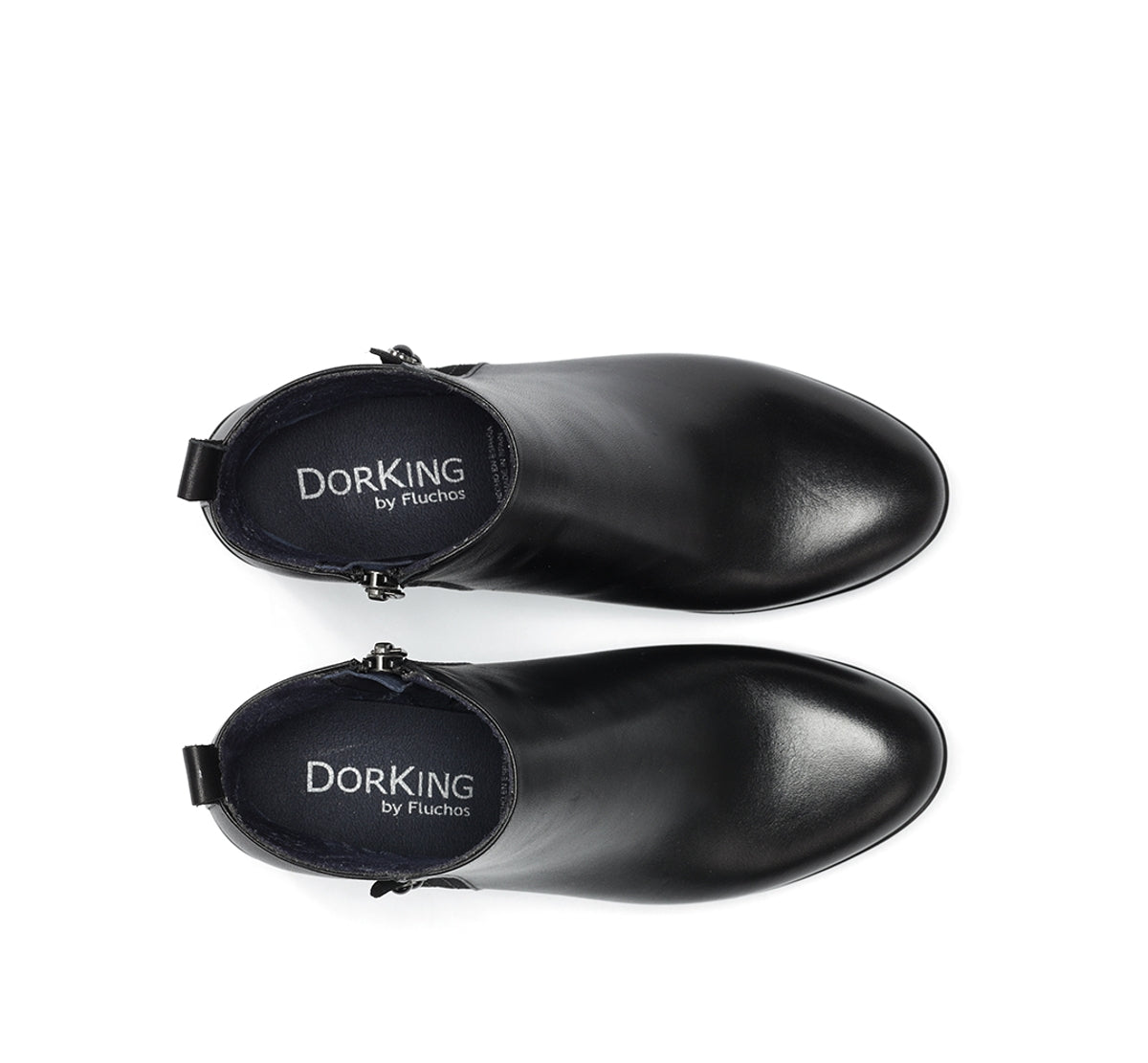 Dorking by Fluchos Elite D9423 bottine noire femme cuir