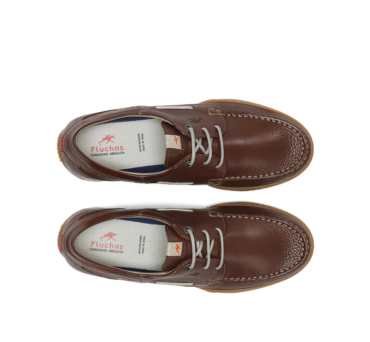Fluchos Bruno F2434 chaussure bateau homme marron