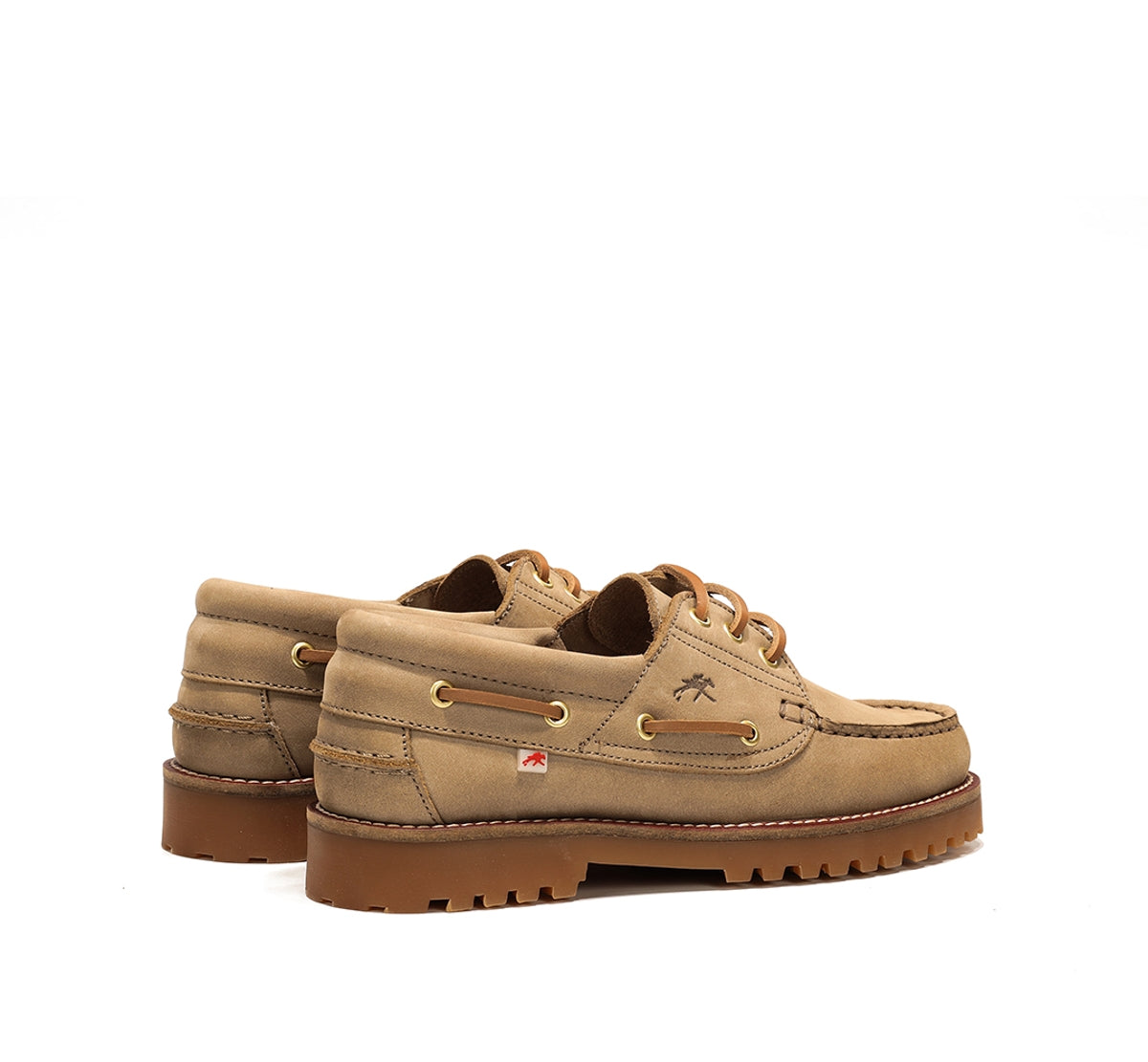 Fluchos Scott F0053 chaussures bateau taupe femme