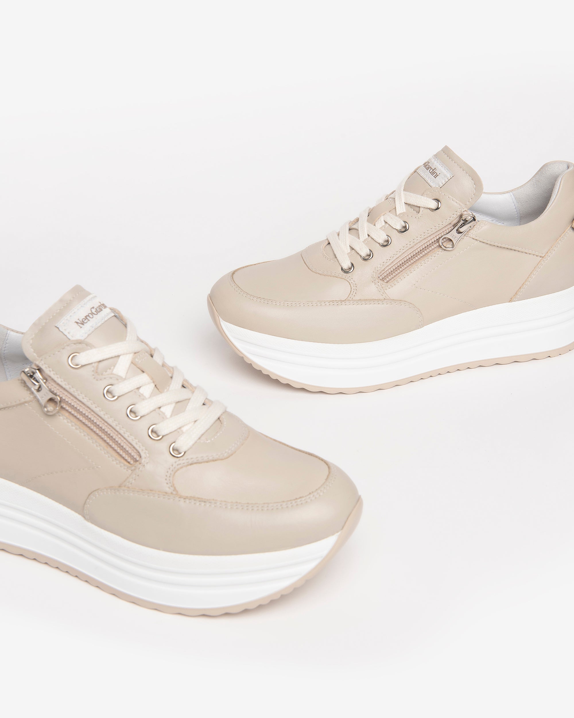 Nero Giardini Sneakers baskets cuir femme confort