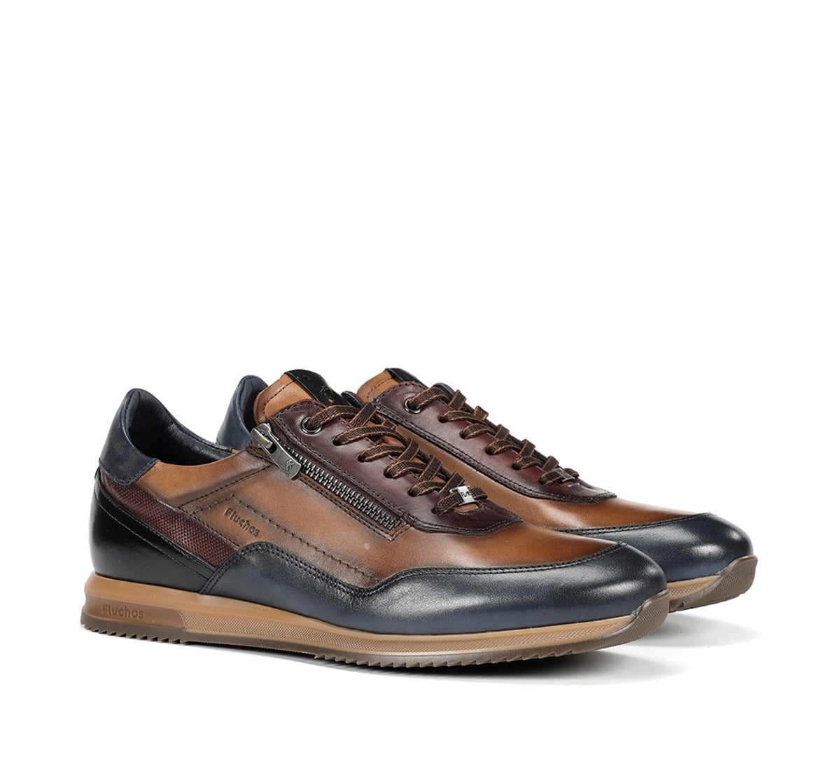 Fluchos Samir F2263 basket homme marron confort rembourré